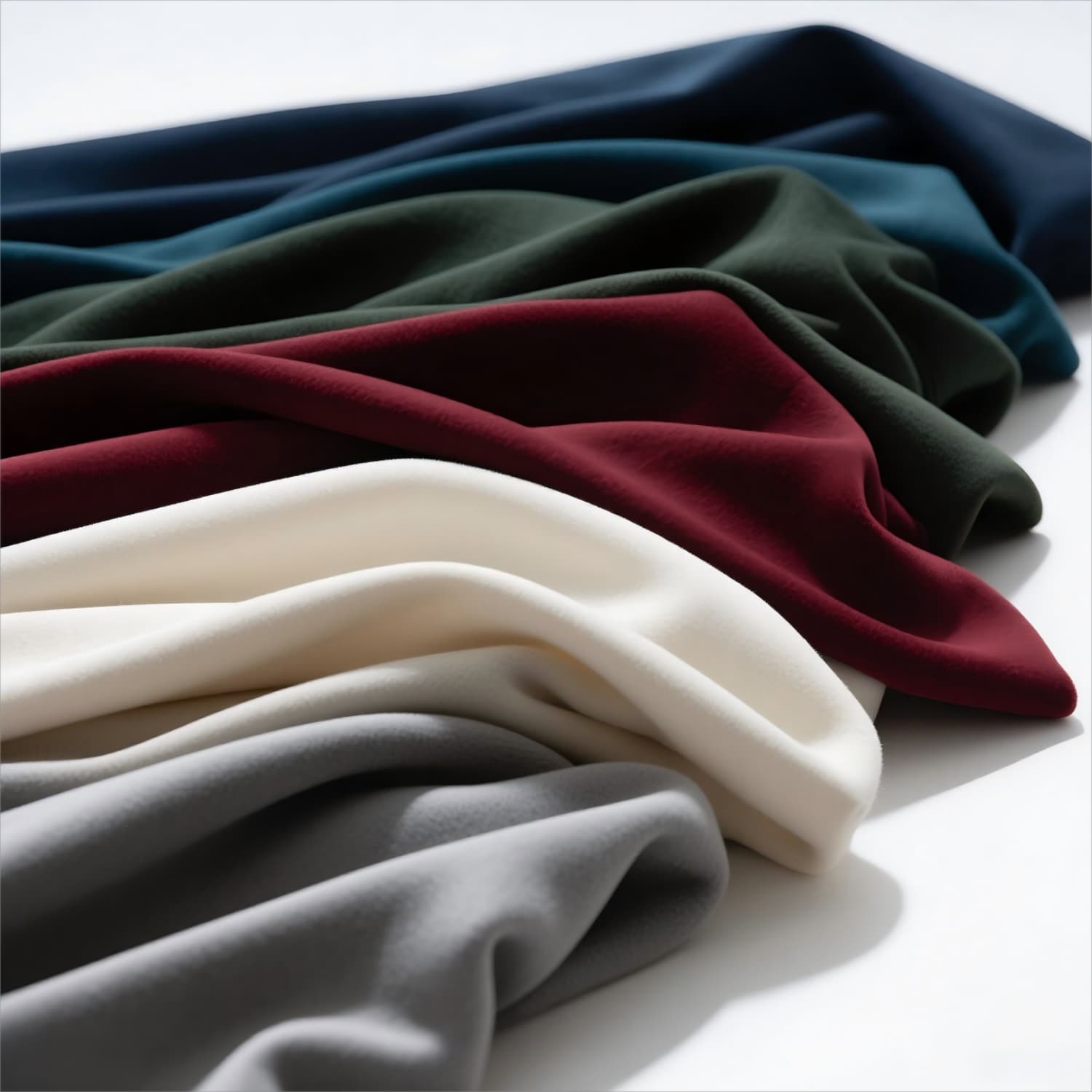Sewing Velvet Fabric - 1 m/2 m mattierter, schlichter Samtstoff,