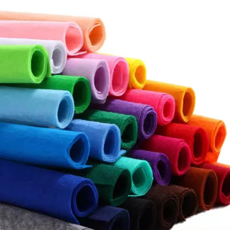 Is Sewing A Textile Craft - Filzstoffbögen, verschiedene Farben, Vliesstoff, quadratisch, für