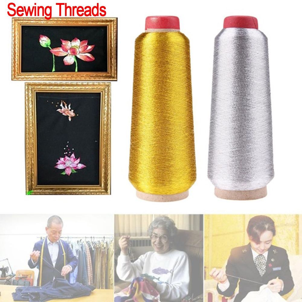 Sewing Thread In Textile - Gold/Silber Stick garne Computer Kreuz stich