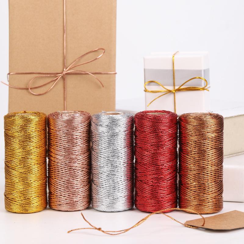 Sewing Thread In Textile - 1,5 mm 100 Meter farbiges Makramee-Seil,