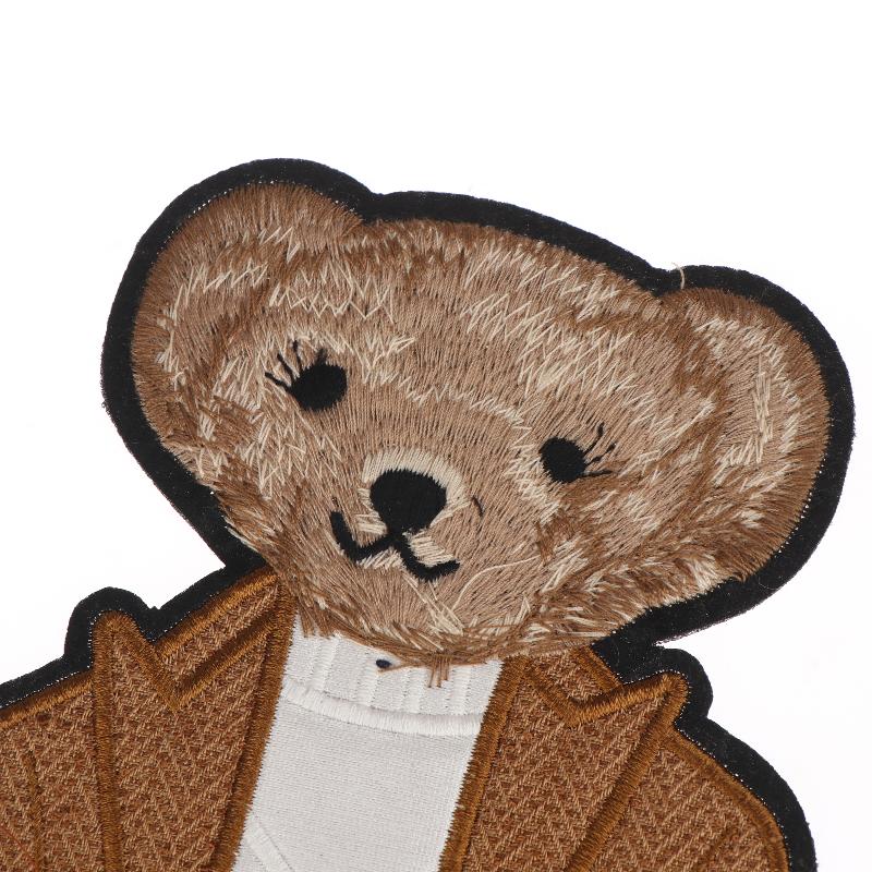 Is Sewing A Textile Craft - 1/4 Stück Große Bären-Kleidungsaufnäher, Handgenähte Stickerei-Patches,