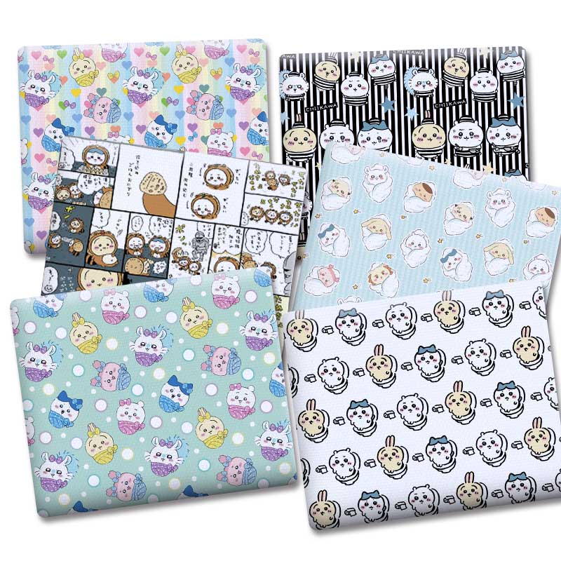 Sewing In Textile - Cartoon-Stoff 140x50CM Baumwollstoff Patchwork-Gewebe Kinder Heimtextilien