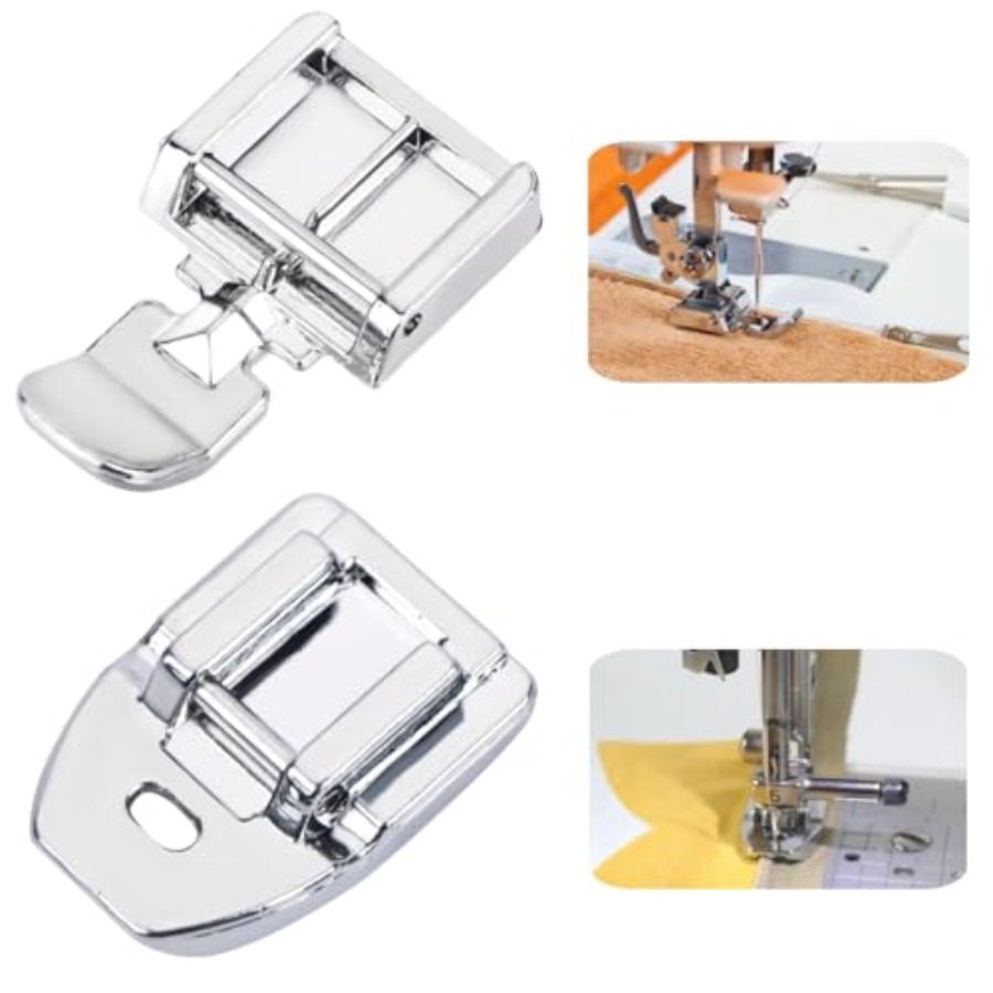 Zipper Foot Presser - Reißverschlussfuß-Set enthält unsichtbaren Reißverschlussfuß und breiten