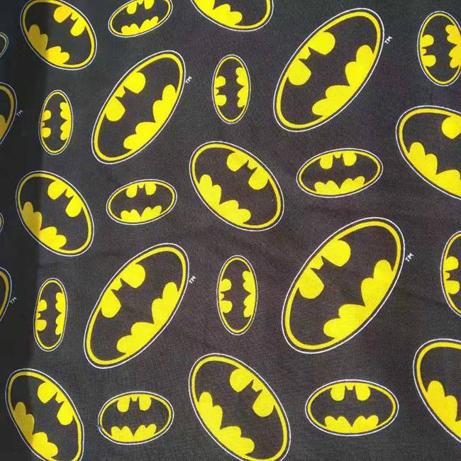 Textile And Sewing Materials - 140 cm Breite Cartoon Batman Logo