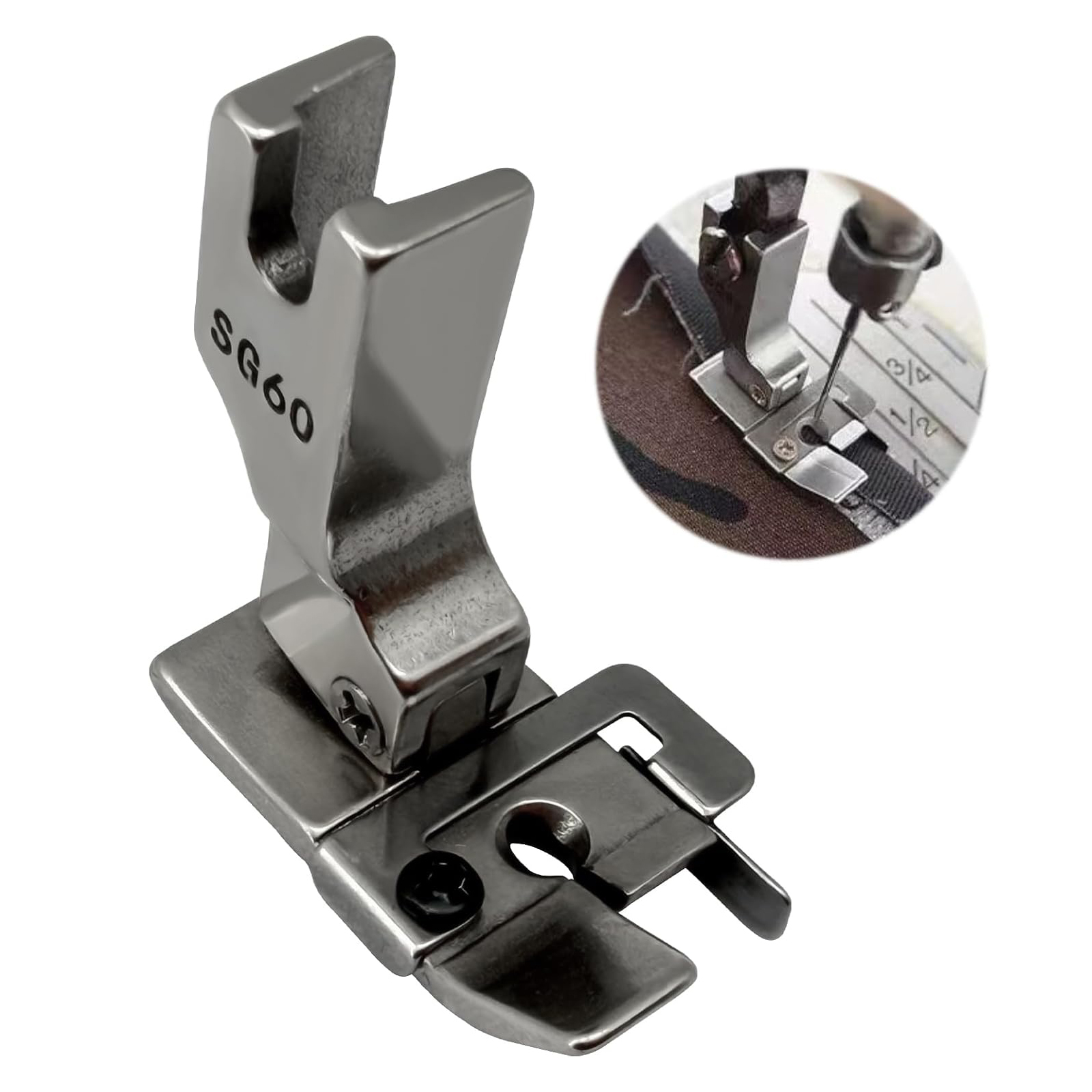 Seam Gauge Metal - 1/4 Zoll Nahtfuß # SG60 mit