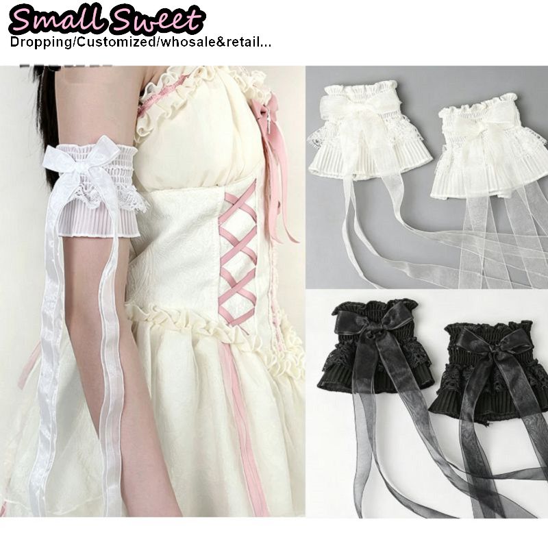 Textile For Sewing - Damen Y2K Yami Kawaii Mädchen Spitzenbesatz