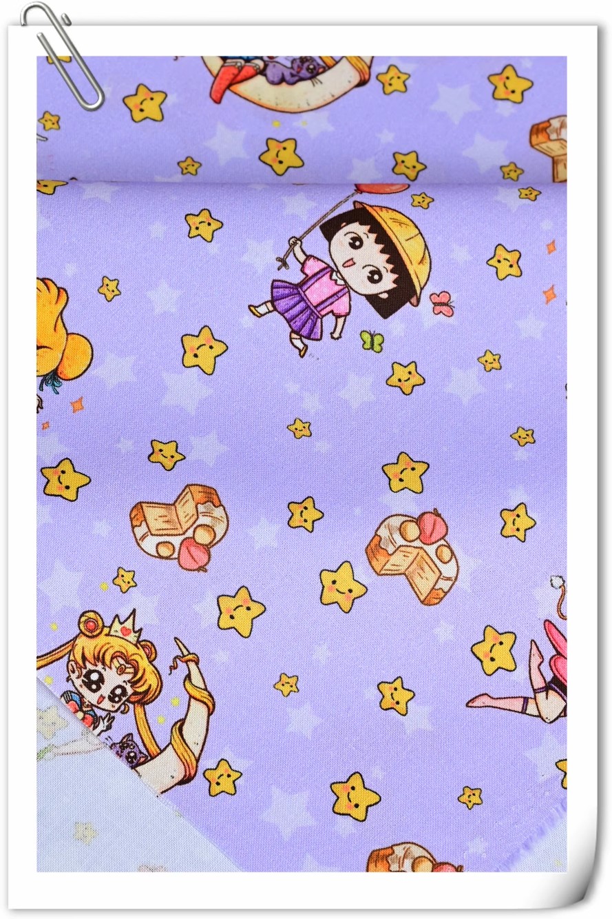 Sailor Moon Stars Cartoon Mädc – Textile And Sewing Materials Bewertung und Preis