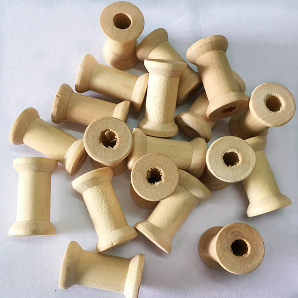 60 Stück Nähspulen aus Naturho – Thread Bobbins Empty Bewertung und Preis
