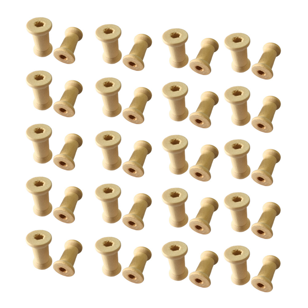 60 Stück Nähspulen aus Naturho – Thread Bobbins Empty Bewertung und Preis