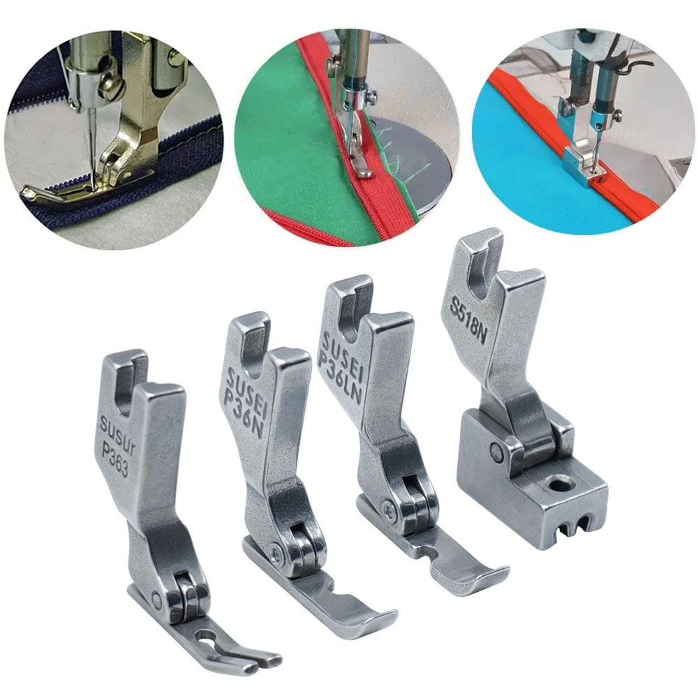 4 Teile/satz Reißverschluss Nä – Zipper Foot Presser Bewertung und Preis