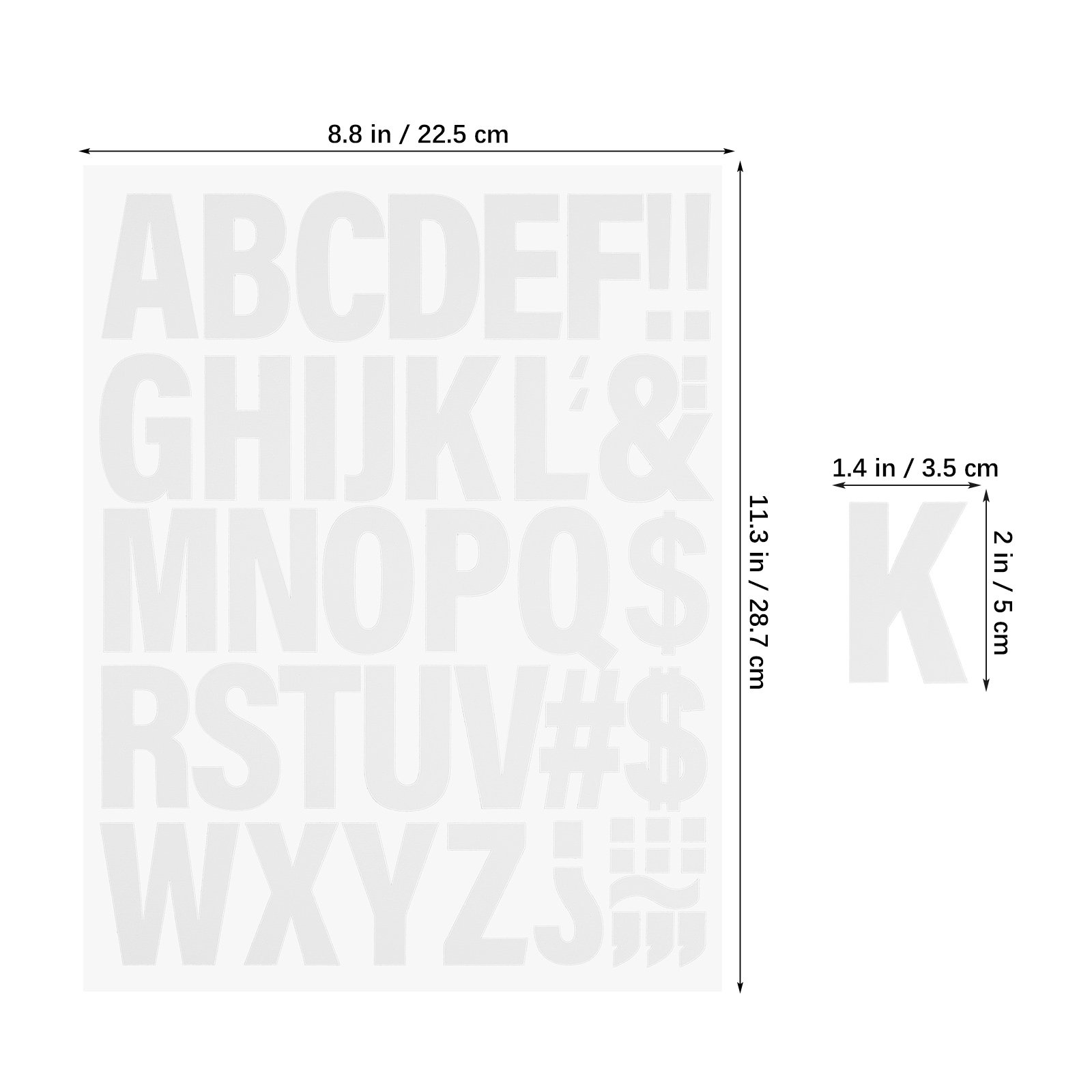 10 Blatt Bügelbuchstaben, lich – Iron On Patch Bewertung und Preis