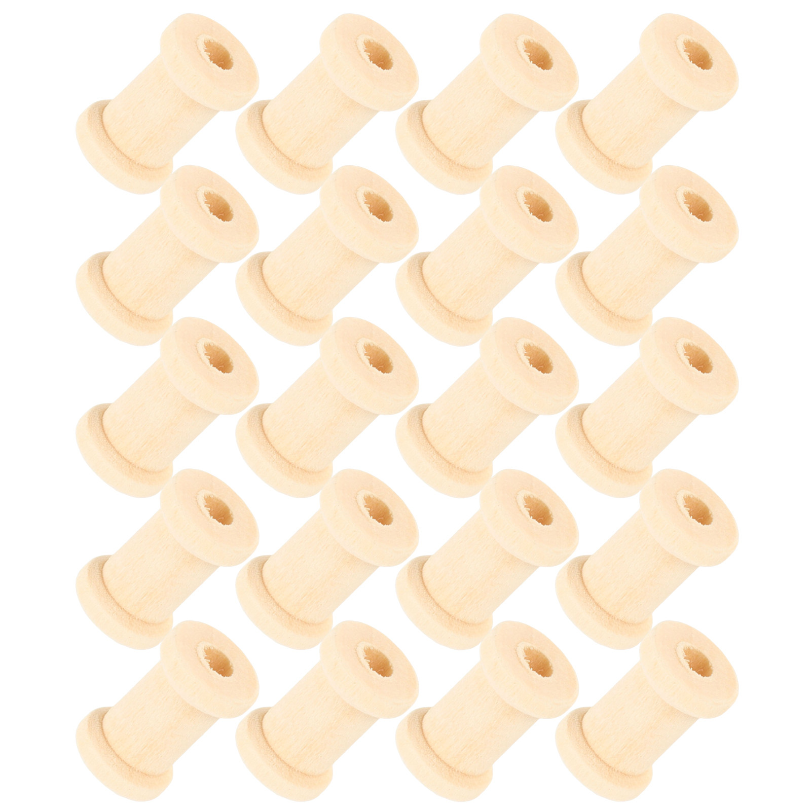 100 Stück Holzgarnspulen 0,75x – Thread Bobbins Empty Bewertung und Preis