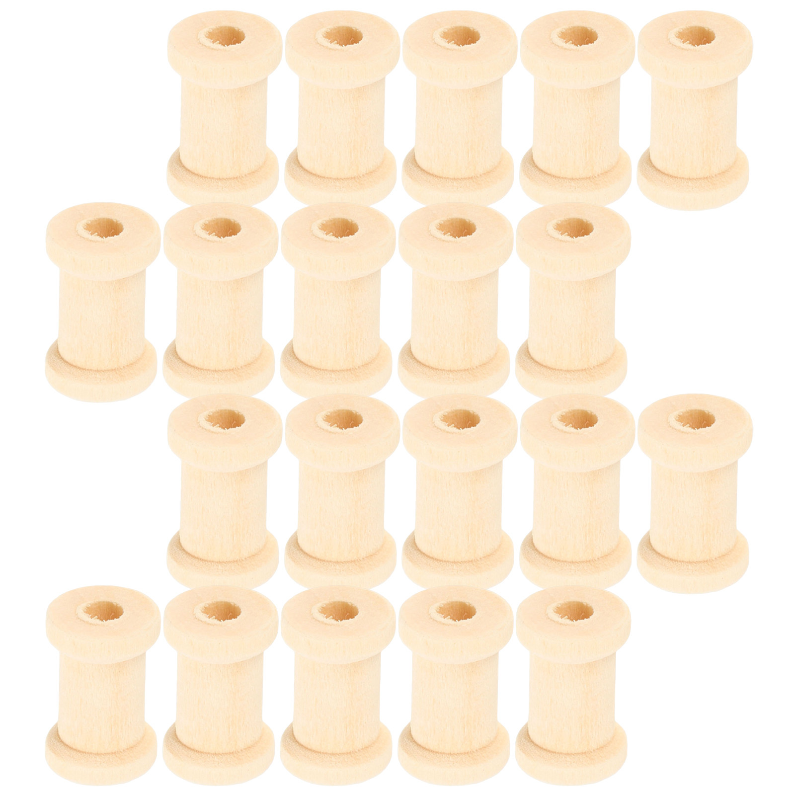 100 Stück Holzgarnspulen 0,75x – Thread Bobbins Empty Bewertung und Preis