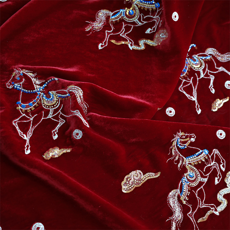 Herbst/Winter Dicke Seide Samt – Sewing Velvet Fabric Bewertung und Preis