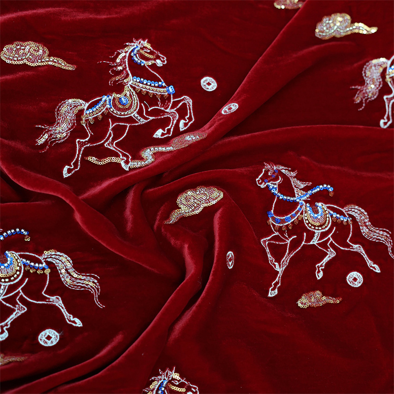 Herbst/Winter Dicke Seide Samt – Sewing Velvet Fabric Bewertung und Preis