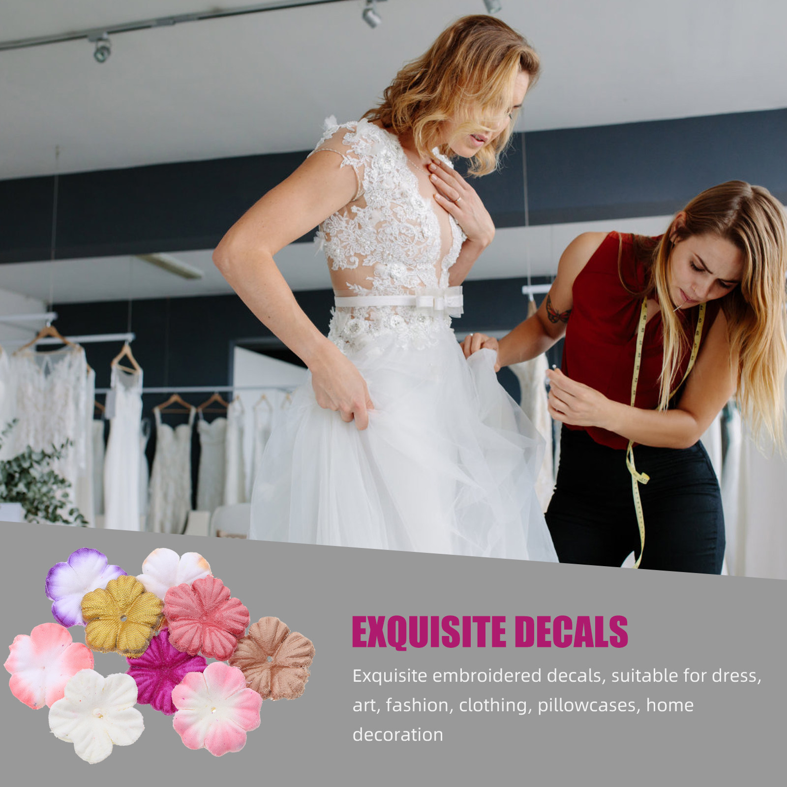 500 Stück Blumen-Aufnäher, zum – Sewing Recycle Bewertung und Preis