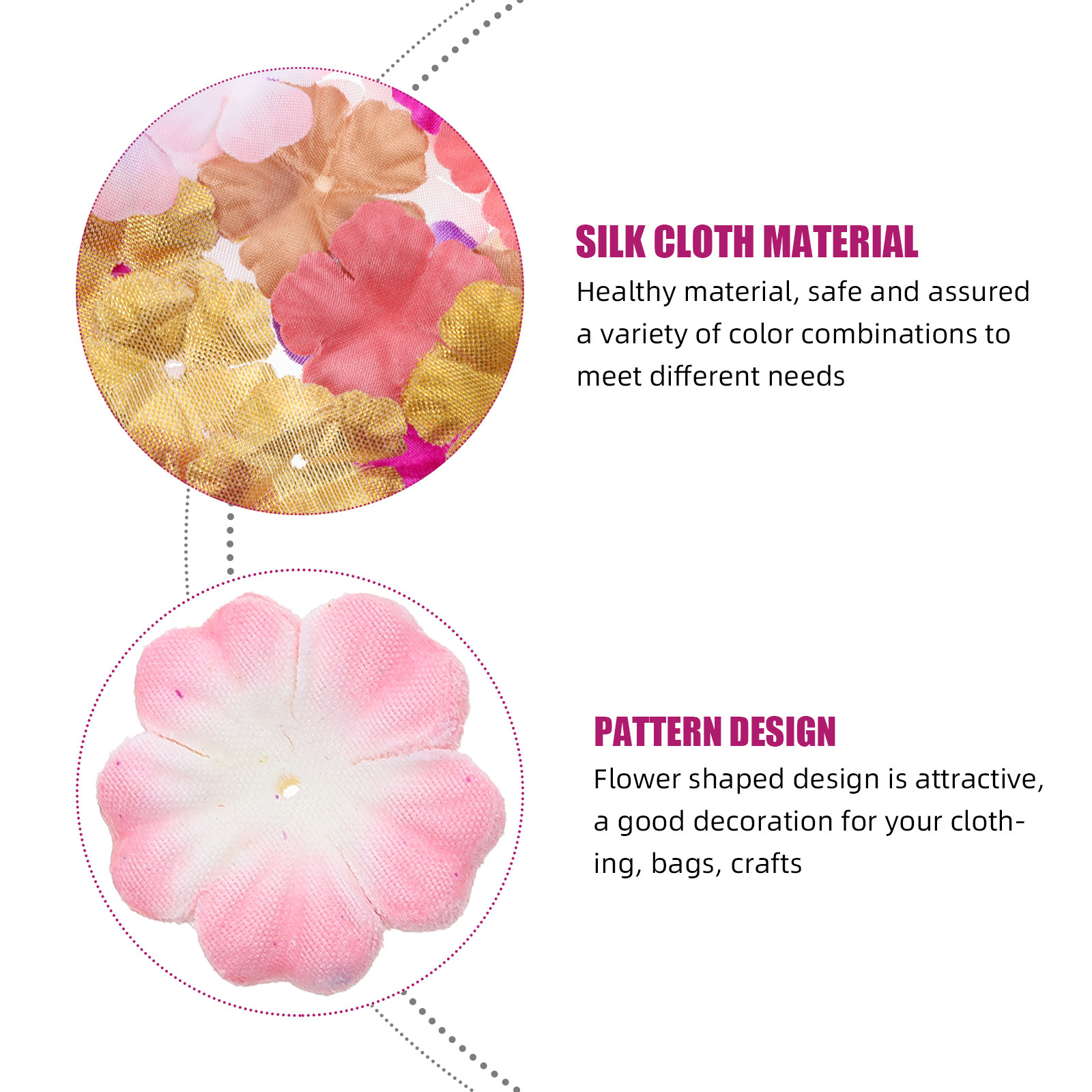 500 Stück Blumen-Aufnäher, zum – Sewing Recycle Bewertung und Preis