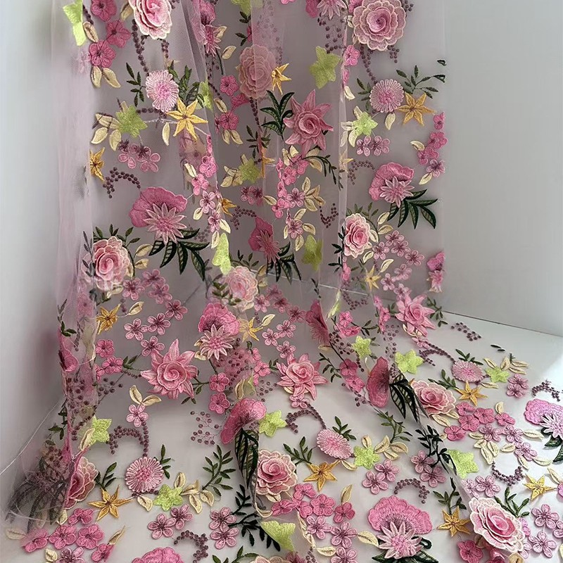 90x130cm 3D Blumenbestickter T – Textile For Sewing Bewertung und Preis