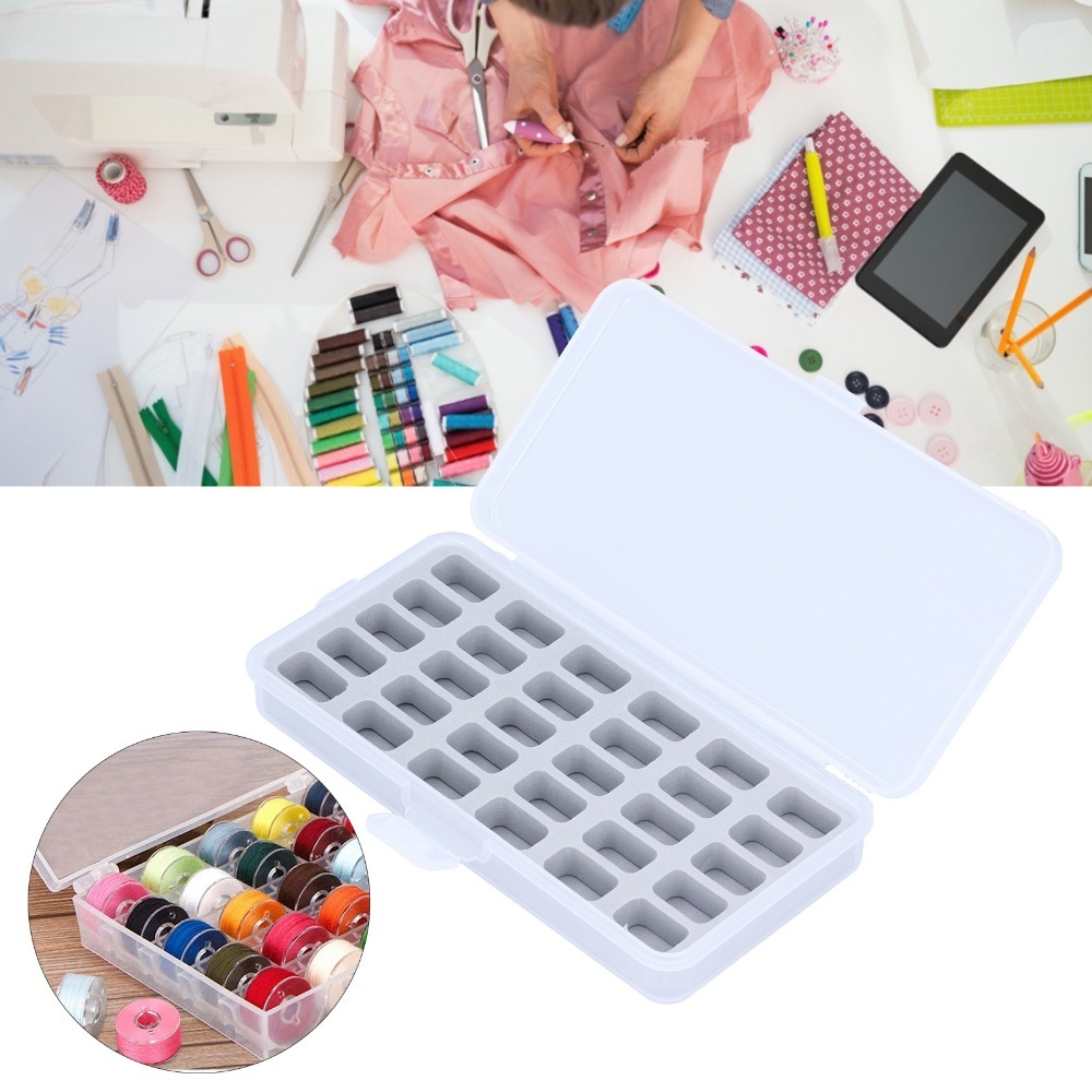 2 Stück transparente Kunststof – Thread Bobbins Empty Bewertung und Preis