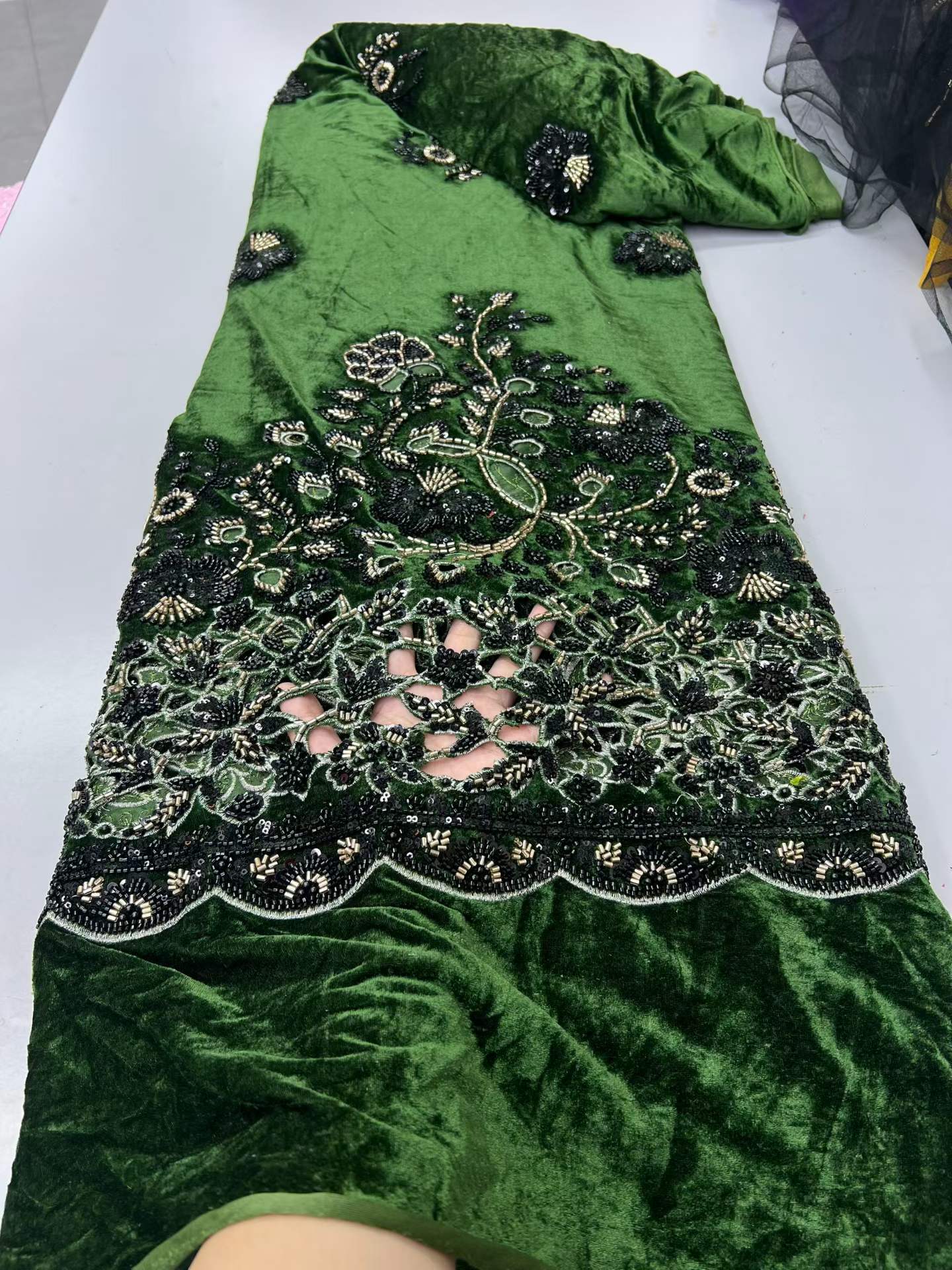 2026 Afrikanischer nigerianisc – Sewing Velvet Fabric Bewertung und Preis