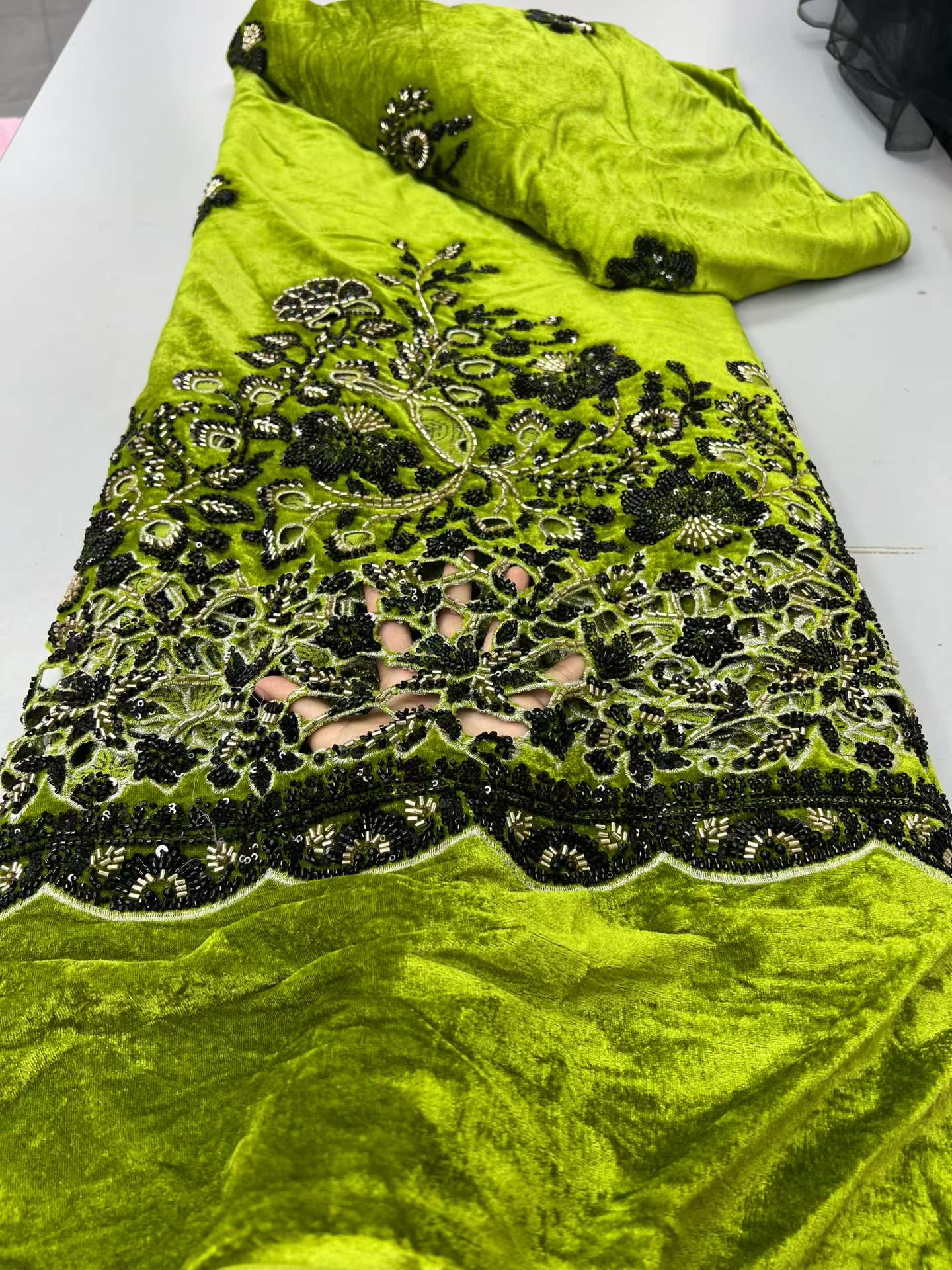 2026 Afrikanischer nigerianisc – Sewing Velvet Fabric Bewertung und Preis