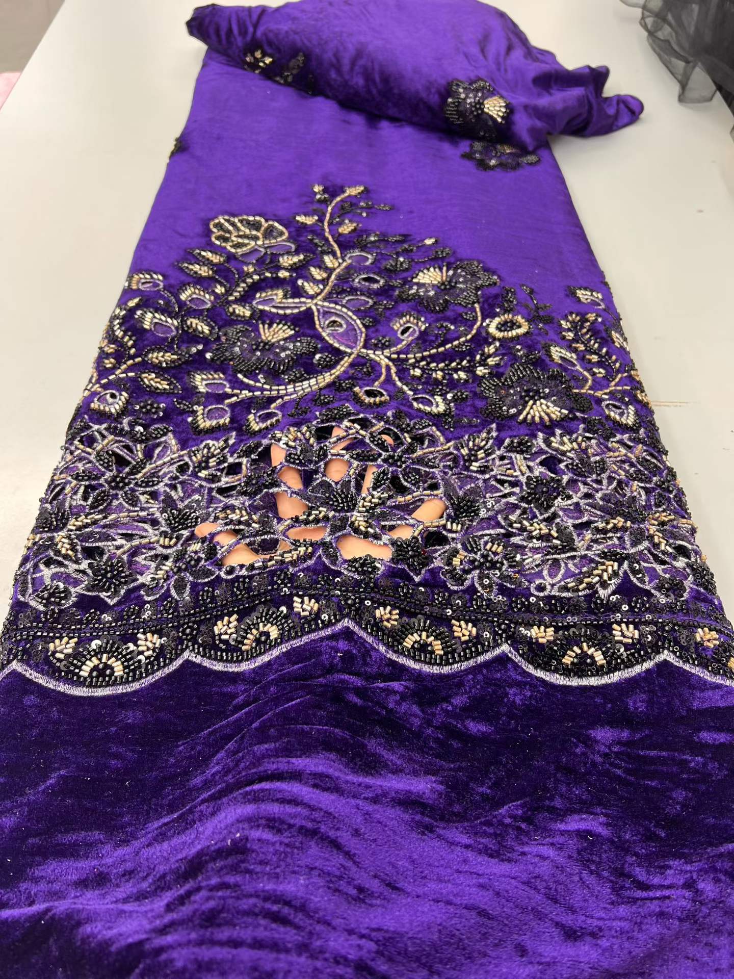 2026 Afrikanischer nigerianisc – Sewing Velvet Fabric Bewertung und Preis