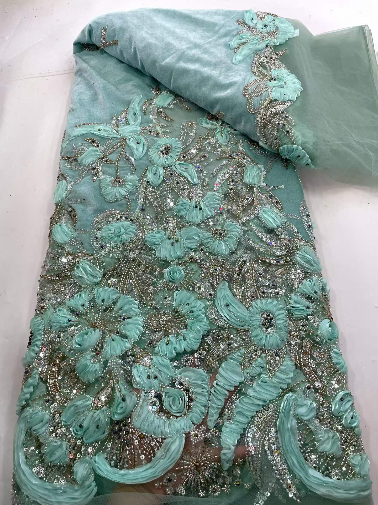Afrikanischer Pailletten-Samts – Sewing Velvet Fabric Bewertung und Preis