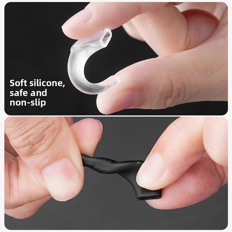 Rutschfeste Silikon-Ohrbügel f – Hook Eye Fastener Bewertung und Preis