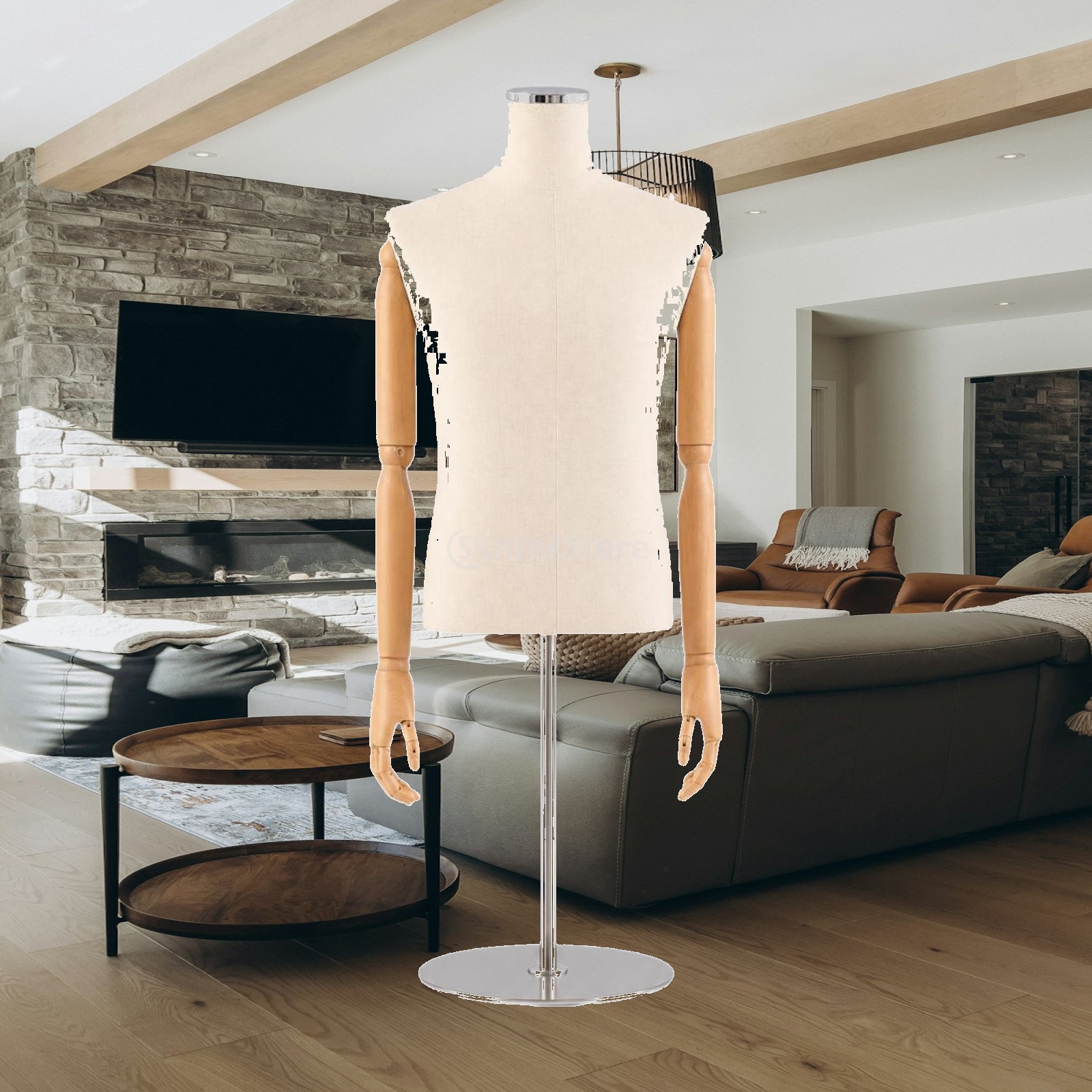 Männlicher Halbkörper-Schaufen – Dress Form Mannequin Bewertung und Preis