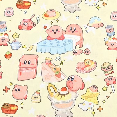 Cartoon Kirby 100er Baumwollst – Textile And Sewing Materials Bewertung und Preis