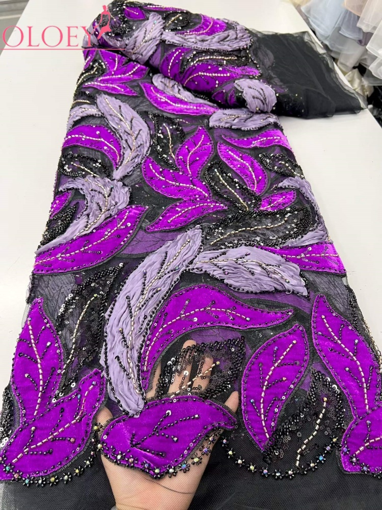 OLOEY Luxuriöser Afrikanischer – Sewing Velvet Fabric Bewertung und Preis