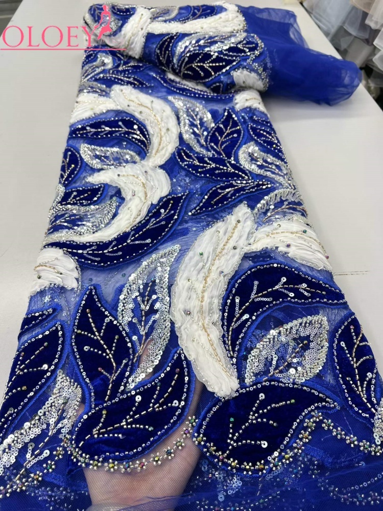 OLOEY Luxuriöser Afrikanischer – Sewing Velvet Fabric Bewertung und Preis