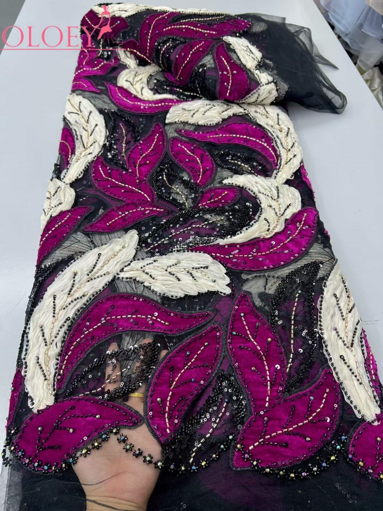 OLOEY Luxuriöser Afrikanischer – Sewing Velvet Fabric Bewertung und Preis